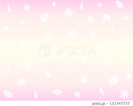 落ち葉のシームレスパターン　A-6 131547737