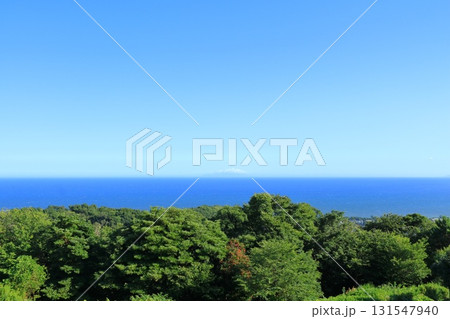 神奈川県・平塚市・湘南平から眺める相模湾 神奈川県・平塚市・湘南平から眺める相模湾 131547940