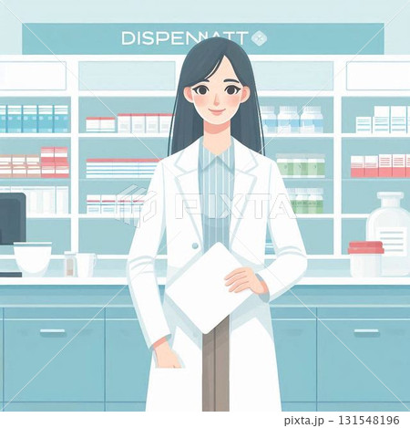 医療現場で働く薬剤師 131548196