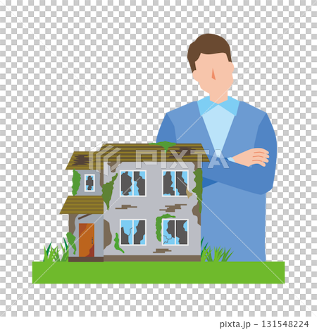 一名男子擔心如何處理空置房屋 131548224