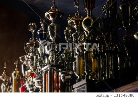 輝くトロフィーの数々 131549390