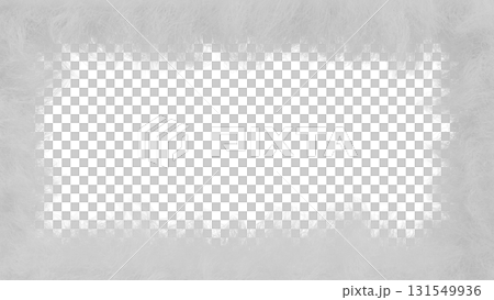 矩形框背景,周圍環繞著白色的毛皮。蓬鬆柔軟的3DCG壁紙素材。 矩形框背景,周圍環繞著白色的毛皮。蓬鬆柔軟的3DCG壁紙素材。 131549936