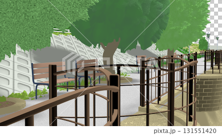 「藍色海景公園」PNG素材,可用作動畫背景。天空透明,請隨意使用。 「藍色海景公園」PNG素材,可用作動畫背景。天空透明,請隨意使用。 131551420