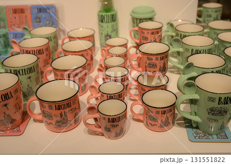 バルセロナ、お土産、快晴、真夏、スペイン バルセロナ、お土産、快晴、真夏、スペイン 131551822