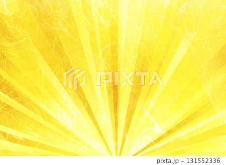 金色和紙の背景に放射状 131552336
