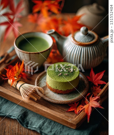 抹茶と秋のイメージ 131552484