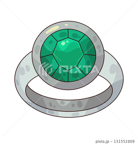 illustration of Emerald Ring illustration of Emerald Ring 131552809