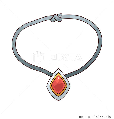 illustration of Ruby Necklace 131552810