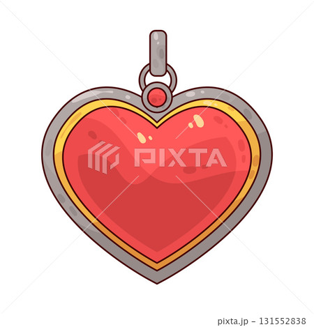 illustration of Heart Pendant illustration of Heart Pendant 131552838