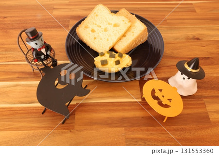 シフォンケーキかぼちゃクリーム 131553360