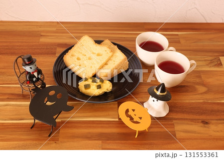 シフォンケーキかぼちゃクリーム 131553361