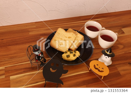 シフォンケーキかぼちゃクリーム 131553364