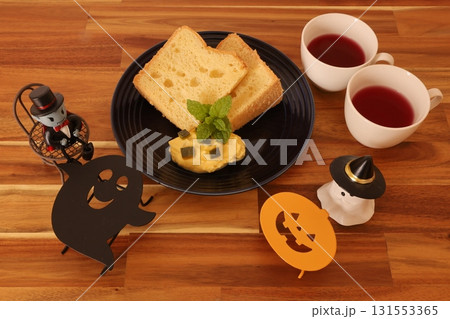 シフォンケーキかぼちゃクリーム 131553365