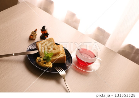 シフォンケーキかぼちゃクリーム 131553529