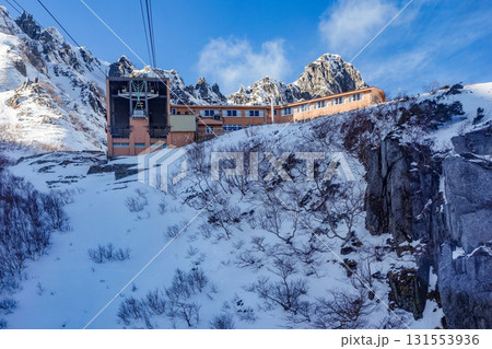 冬の木曽駒ヶ岳　千畳敷駅 131553936