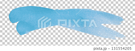 light blue watercolor background. Artistic hand paint. Isolated on transparent background. 131554205