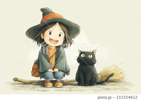 美優シリーズ：子供美優 魔女コスプレ ハロウィーン 131554612