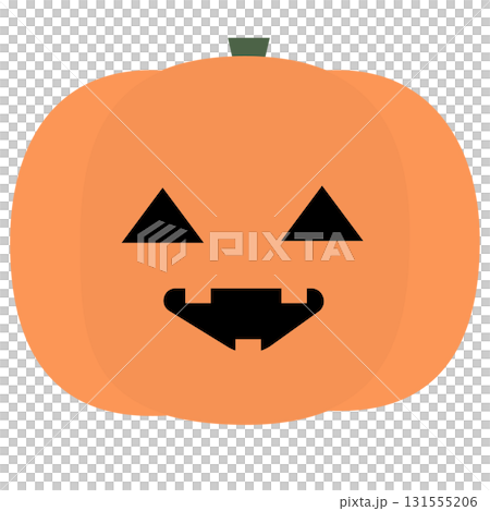 笑うハロウィンカボチャのイラスト 笑うハロウィンカボチャのイラスト 131555206