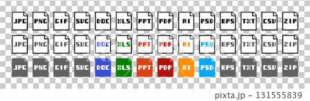 ドット絵 拡張子 アイコンセット01 131555839