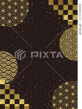 金箔和柄背景 131556449