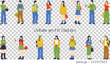 Stylish young people 131557023