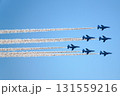 青空を飛行するブルーインパルス 131559216