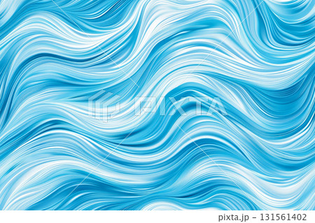 Abstract shiny bright blue and white waves banner design background 131561402