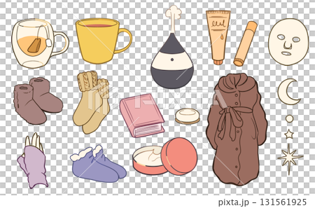 冬天, 女孩, 可愛, 室內, 雜貨, 蓬鬆, 可穿戴, 毛毯, 睡衣, 131561925