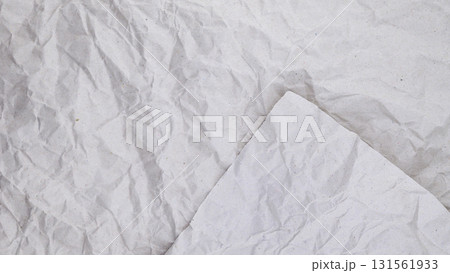 textured crumpled paper background, gray crumpled paper background 131561933