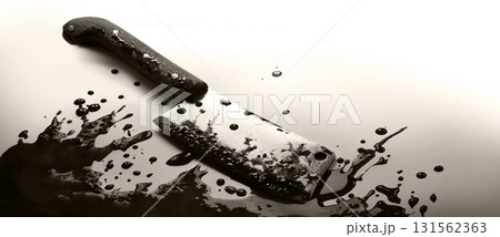 Iron ax and a lot od blood Iron ax and a lot od blood 131562363