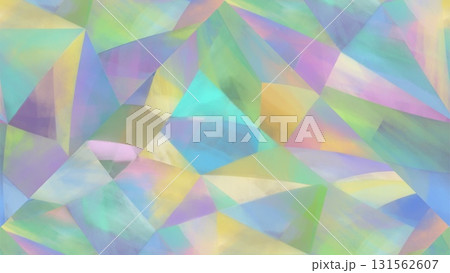 グラデーション背景に浮かぶ抽象的なイラスト、幾何学的な暖色系の水彩背景、カラフルなバナー グラデーション背景に浮かぶ抽象的なイラスト、幾何学的な暖色系の水彩背景、カラフルなバナー 131562607