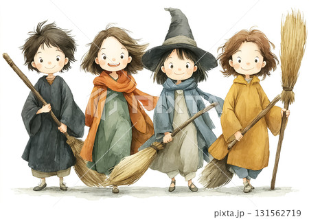 美優シリーズ：魔女コスプレ集合シーン 131562719