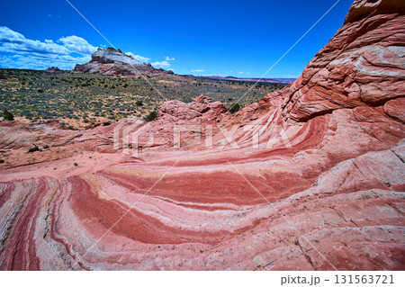Swirling Red and White Sandstone Formations in Vermilion Cliffs Wilderness Swirling Red and White Sandstone Formations in Vermilion Cliffs Wilderness 131563721