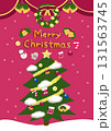 かわいいクリスマスのイラスト素材 かわいいクリスマスのイラスト素材 131563745