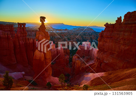 Thor's Hammer Hoodoo and Sunrise View at Sunset Point Bryce Canyon National Park Thor's Hammer Hoodoo and Sunrise View at Sunset Point Bryce Canyon National Park 131563905