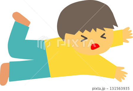 転んだ男の子 転んだ男の子 131563935