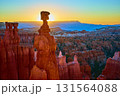 Thor's Hammer Hoodoo at Sunrise Bryce Canyon National Park Utah Golden Hour Landscape 131564088