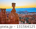 Thor's Hammer Hoodoo Sunrise Light Over Bryce Canyon National Park Utah 131564125