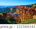 Bryce Canyon Hoodoos and Pine Forest at Agua Canyon Overlook in Vibrant Morning Light 131564142