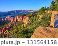Bryce Canyon National Park Scenic Overlook Hoodoos and Pine Forest Utah 131564158