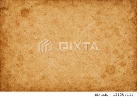 ヴィンテージ調の古い紙背景|茶色いアンティークテクスチャ ヴィンテージ調の古い紙背景|茶色いアンティークテクスチャ 131565113