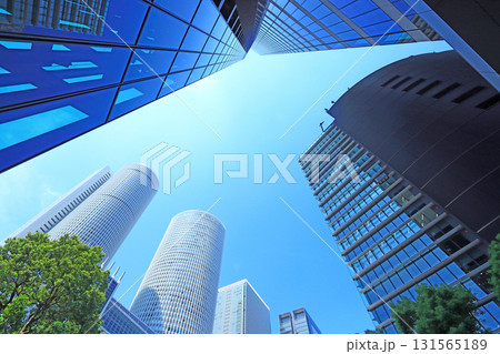 愛知県名古屋市、名古屋駅周辺の風景 131565189