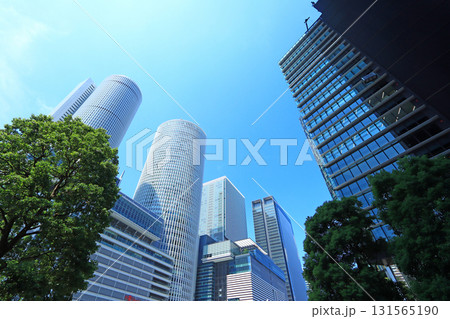 愛知県名古屋市、名古屋駅周辺の風景 131565190