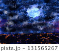 青い月が照らす夜景 131565267