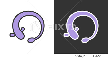 鰻の2色ラインアイコン 131565406