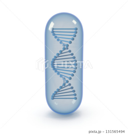 DNA Capsule A Genetic Medicine Concept 131565494