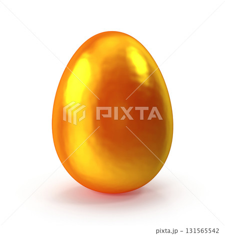 Golden Egg Shiny Metallic Render Golden Egg Shiny Metallic Render 131565542