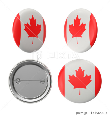Canadian flag badges patriotic button pins with maple leaf emblem Canadian flag badges patriotic button pins with maple leaf emblem 131565803