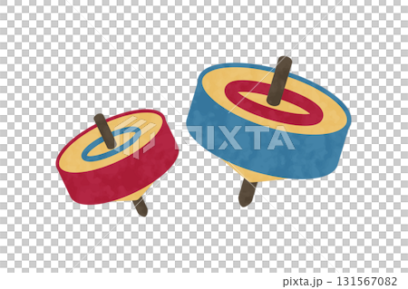 傳統紅色和藍色上衣的向量插圖集 131567082