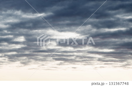 Bright clouds in the evening sky 131567748